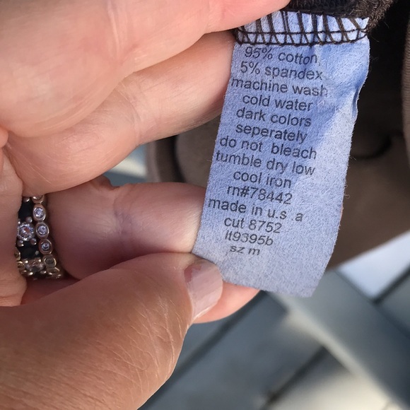 Allen Allen Vee Chocolate Brown Cardigan NWT - Picture 6 of 6